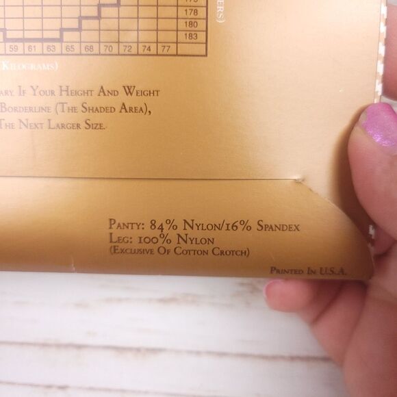 Vintage Evan Picone Black Shimmer of Pearl Panty Hose Size Long. - Picture 4 of 8